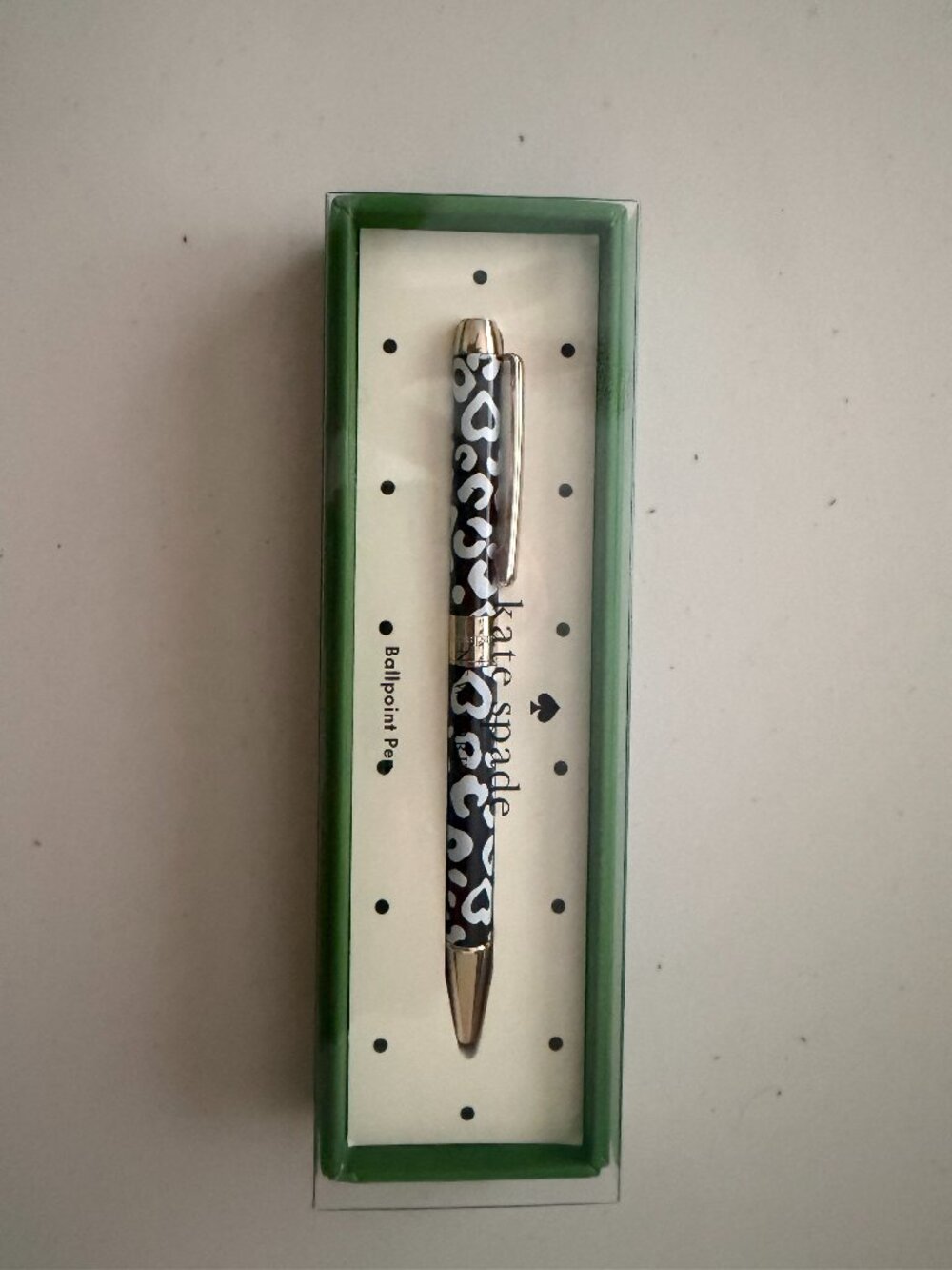 Kate Spade Leopard Print Ballpoint Pen